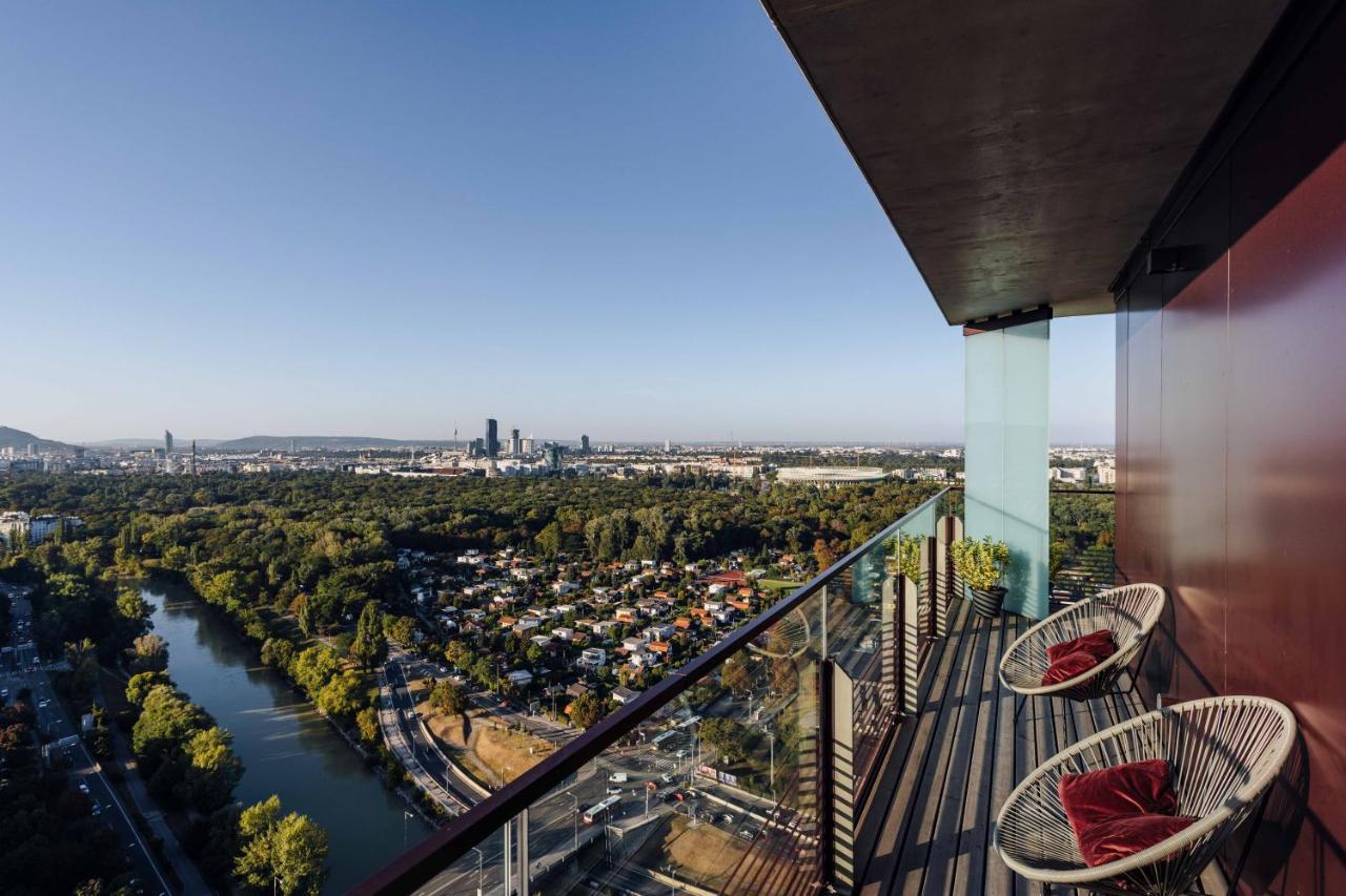 Design Apartment With Amazing View Over Vienna 2 Luaran gambar