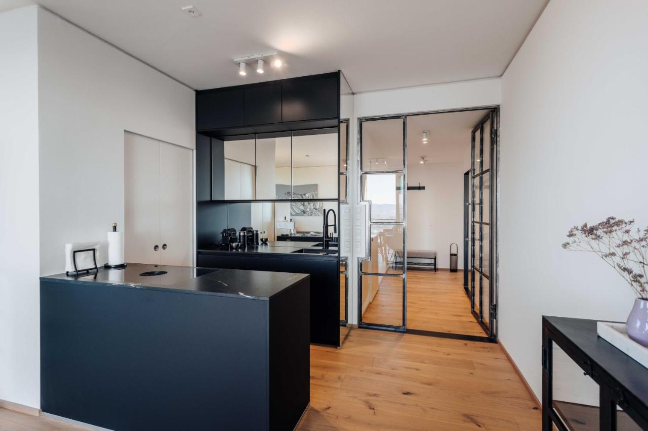 Design Apartment With Amazing View Over Vienna 2 Luaran gambar