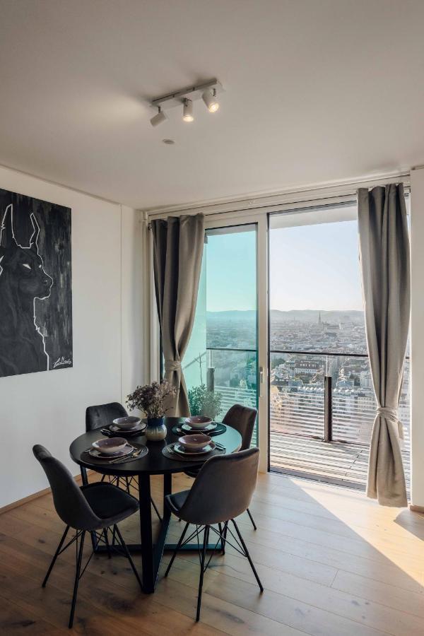 Design Apartment With Amazing View Over Vienna 2 Luaran gambar